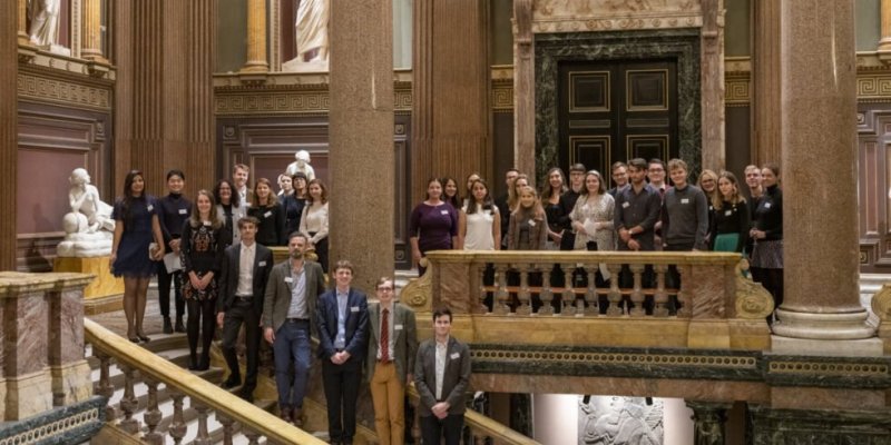 Wolfson scholars at the Fitzwilliam Museum, Cambridge, 2019